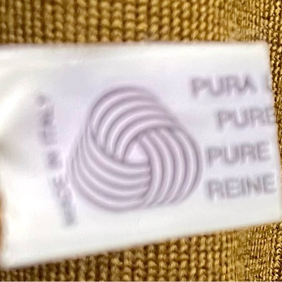 Dalmine UOMO Italian wool v-neck sweater - Picture 10 of 11